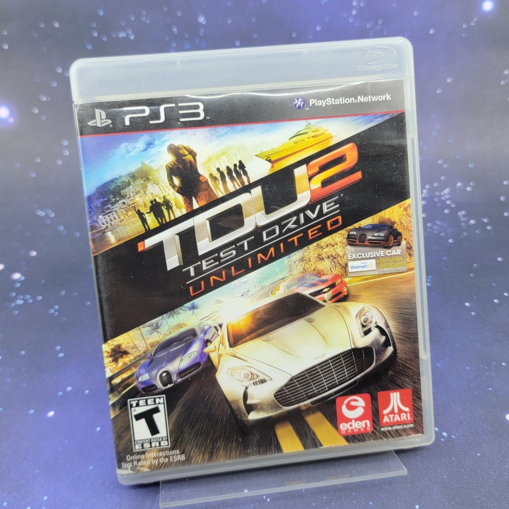 Test Drive Unlimited 2 TDU2 Sony PlayStation 3 PS3 Atari Racing Game CIB